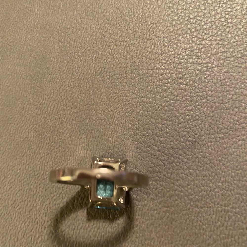 Large blue stone ring - Picture 6 of 7